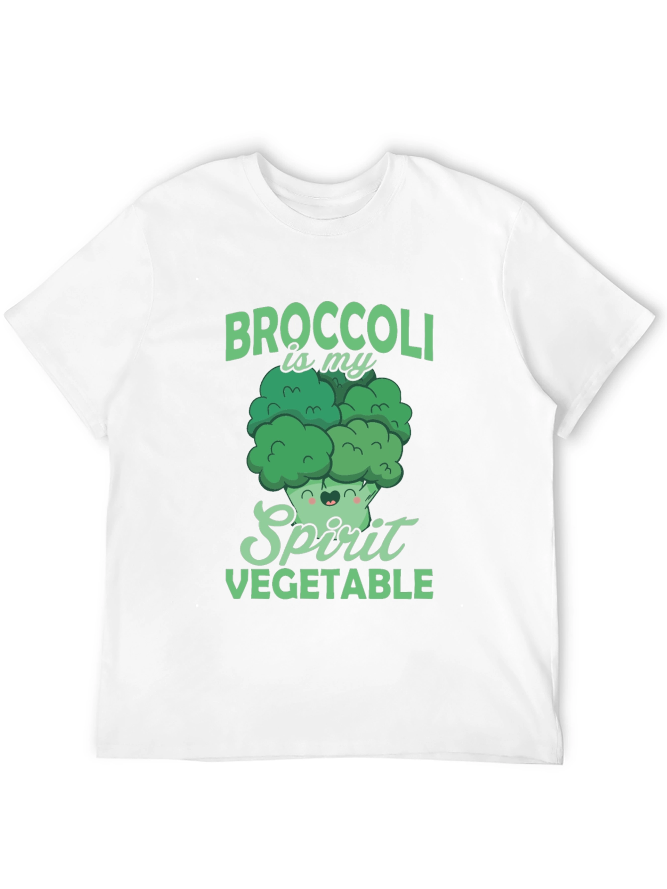 Black Broccoli is My Spirit Vegetable T-Shirt view 12