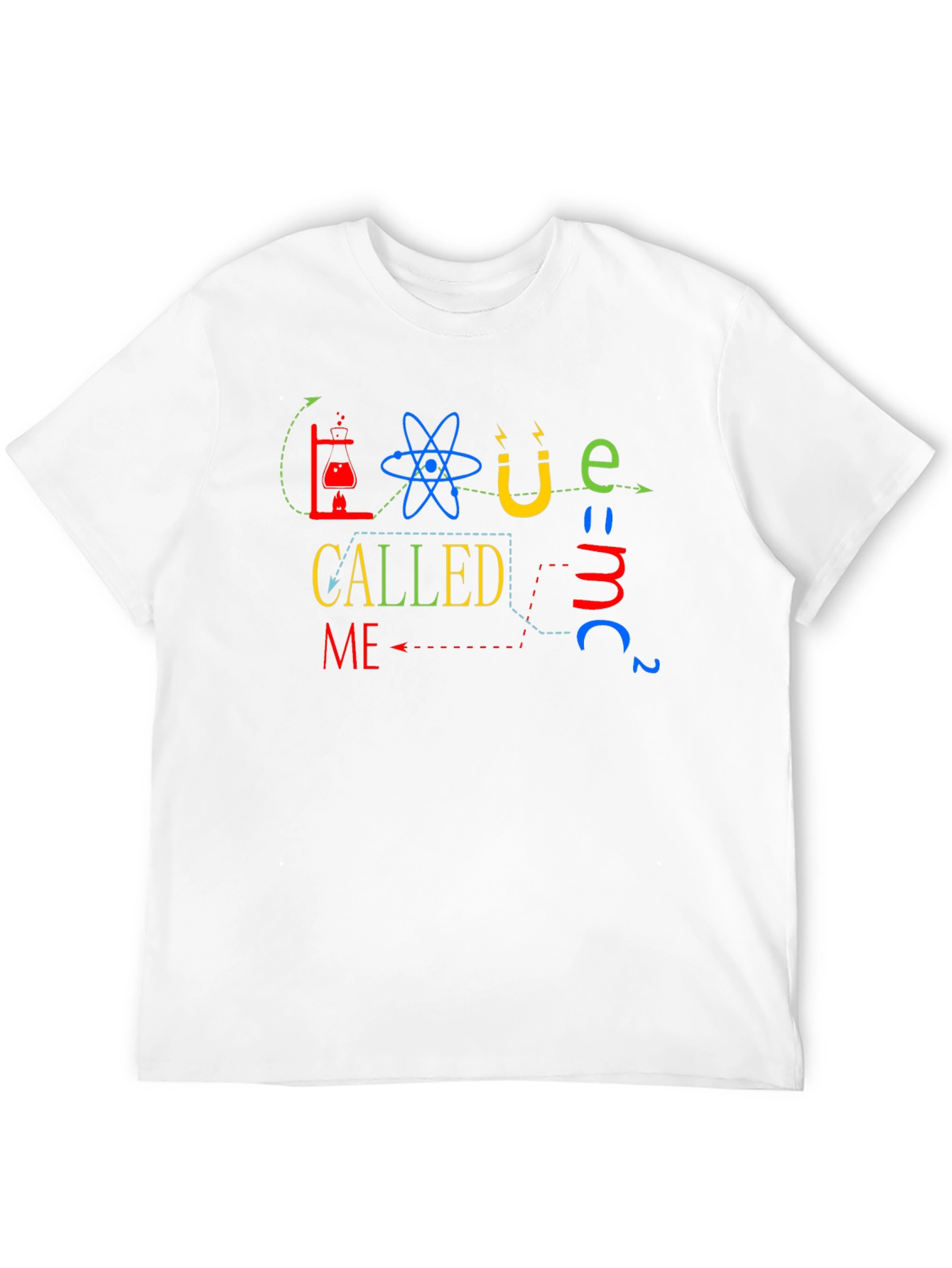Black Science Called Me T-Shirt - Geeky Fun Apparel view 12