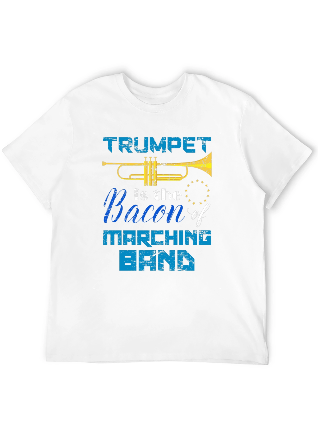 Black Trumpet is the Bacon of Marching Band T-Shirt view 12