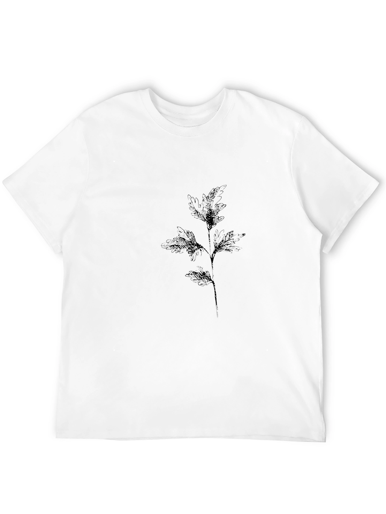 Black Botanical Black T-Shirt view 12