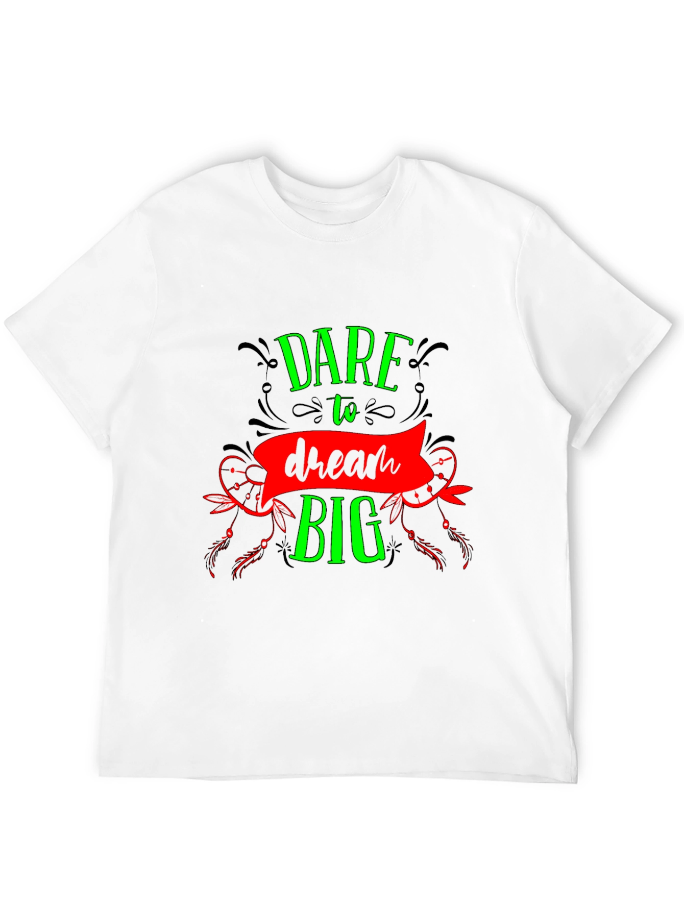 Black Dare to Dream Big Graphic Tee - Black view 12
