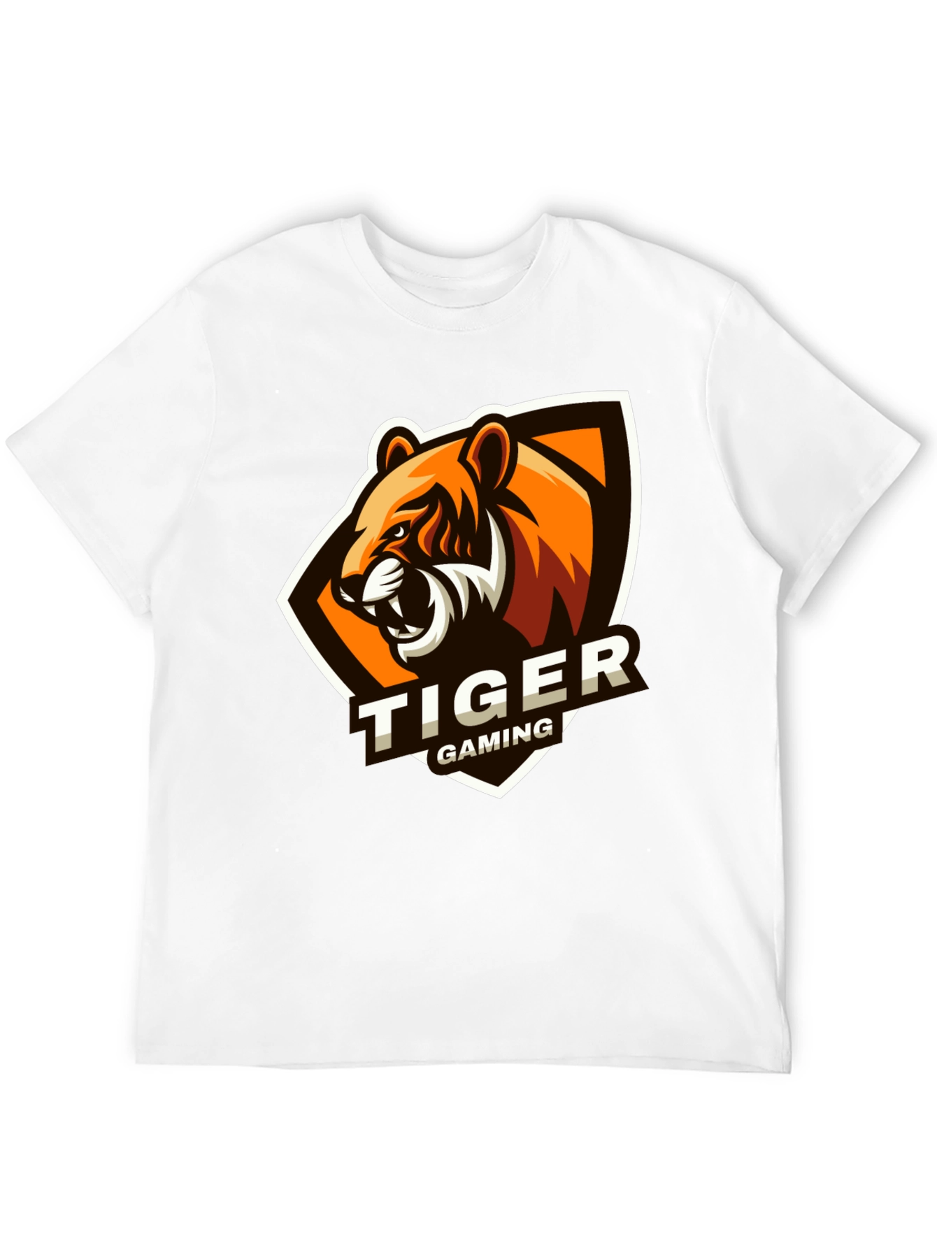 Black Tiger Gaming T-Shirt - Black view 12