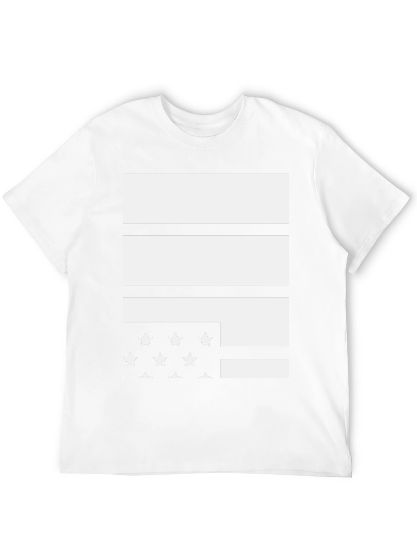 Black Graphic Print Tee - Stars and Stripes view 12
