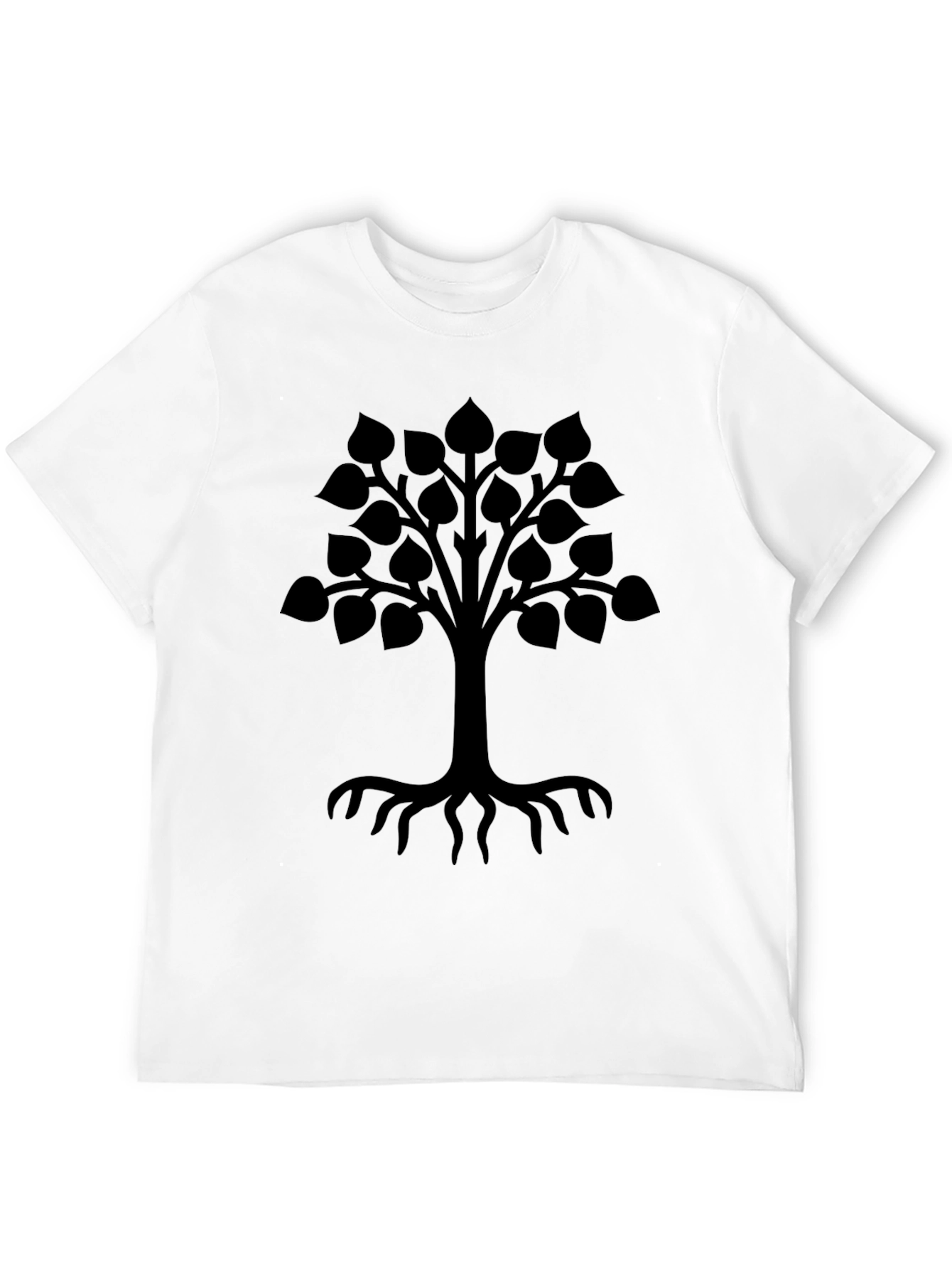 Black Black Tree Graphic Tee view 12