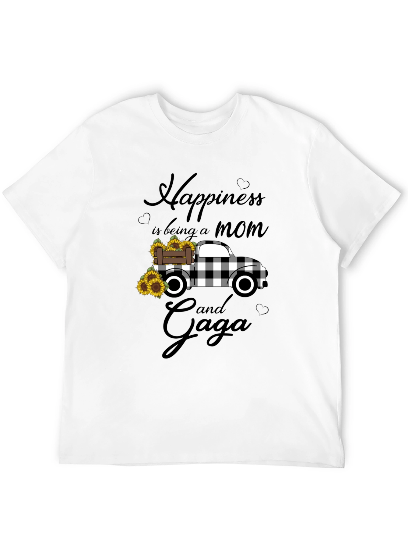 Black Happiness is Being a Mom and Gaga Truck T-Shirt view 12
