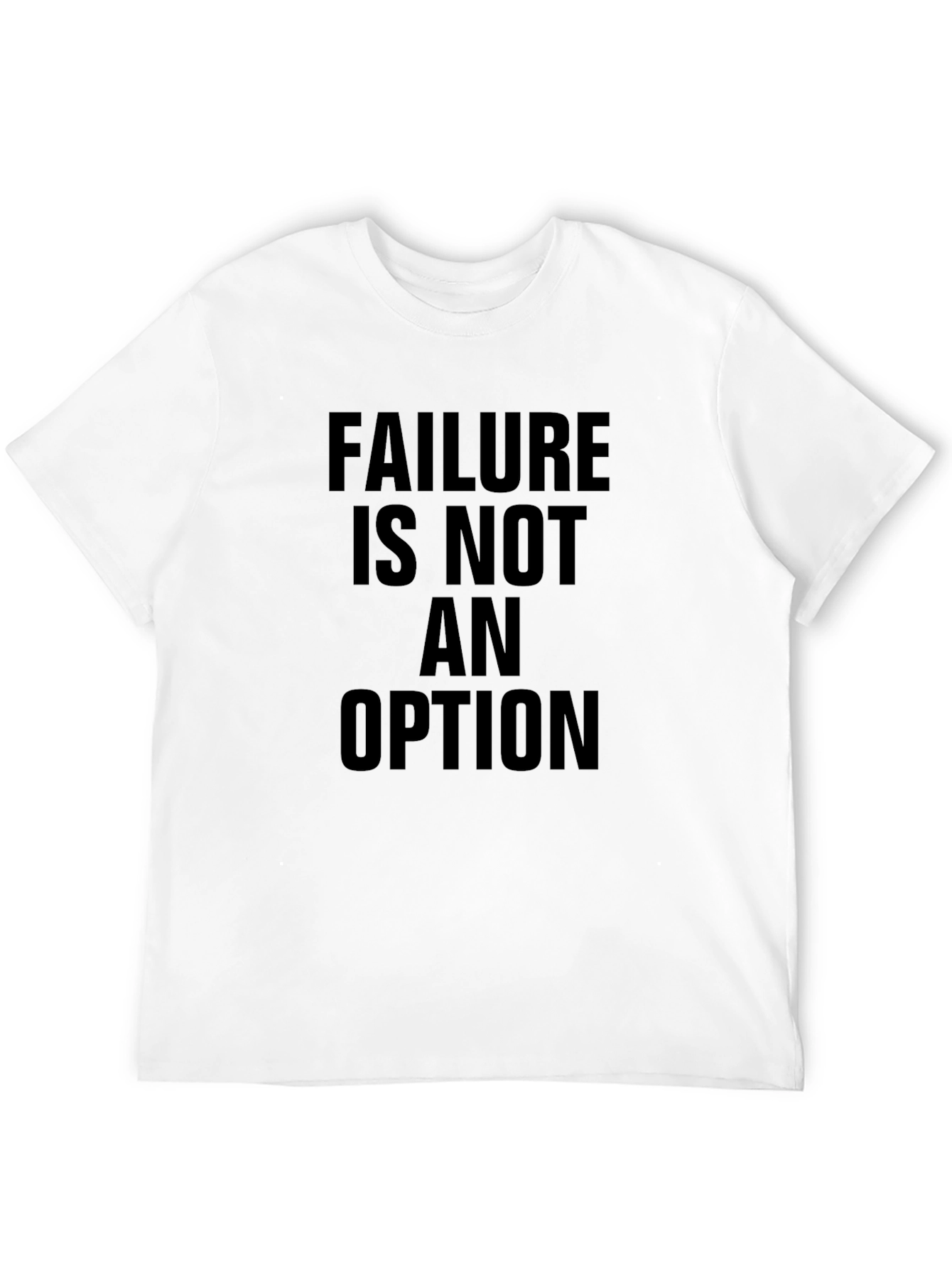 Black Failure is Not an Option Graphic T-Shirt view 12