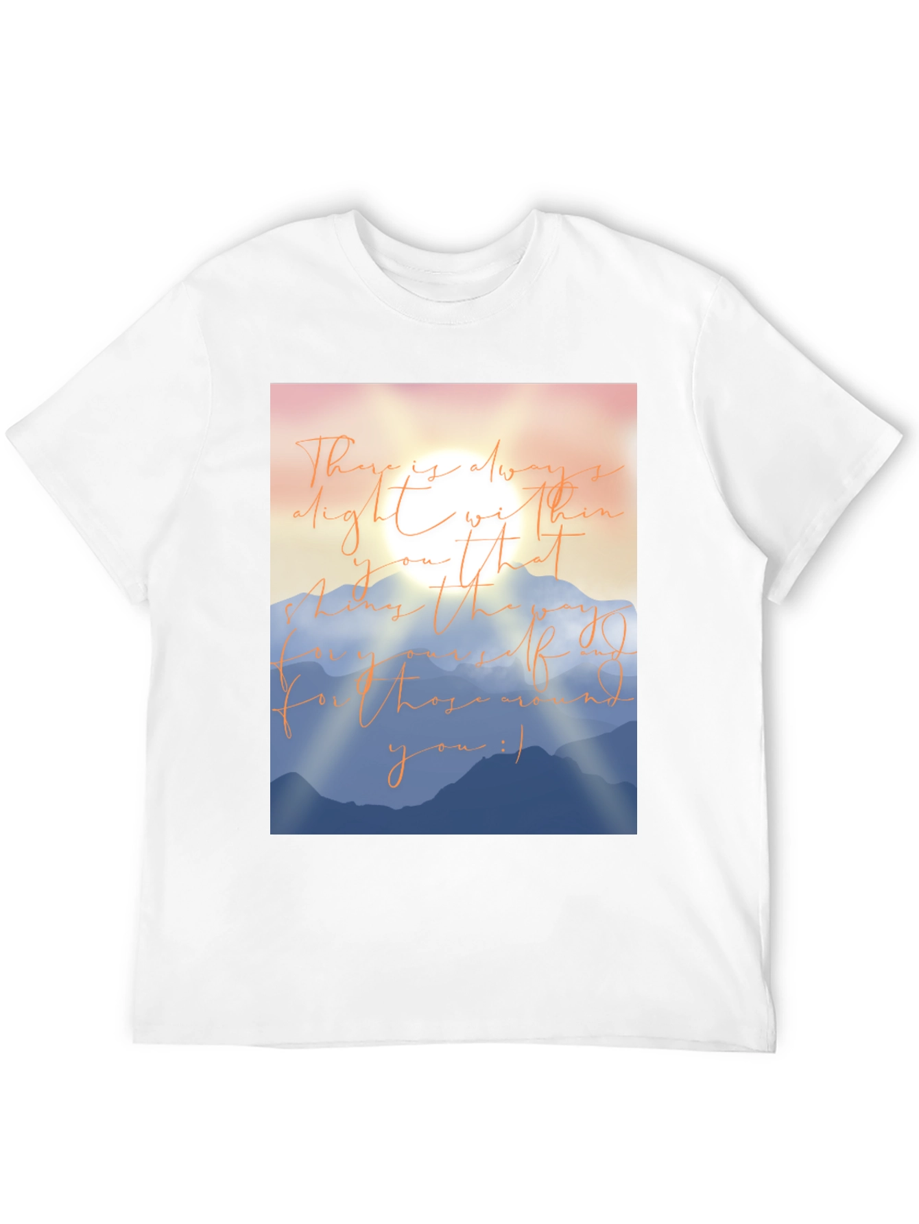 Black Inspirational Mountain Graphic T-Shirt view 12