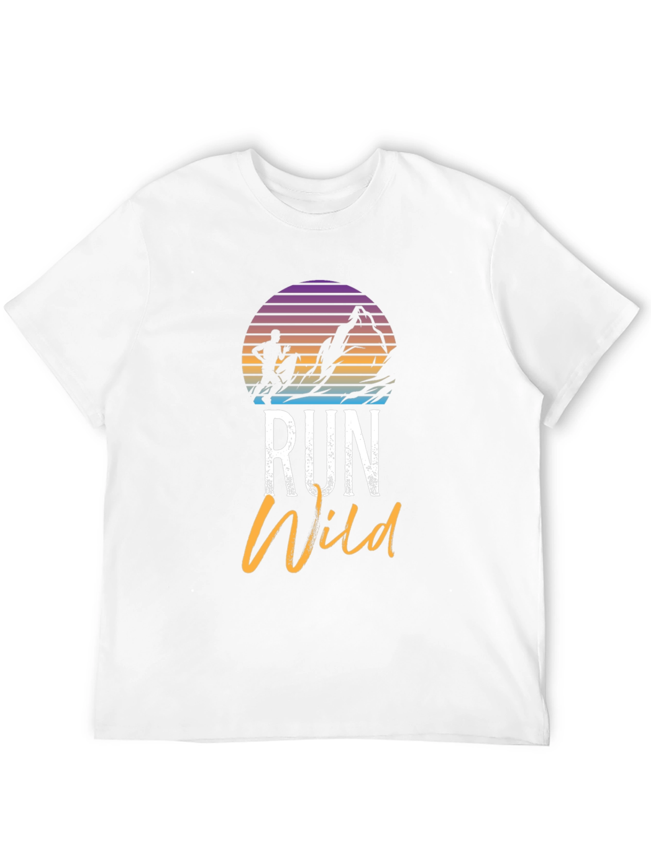 Black Run Wild Graphic Tee - Adventure T-Shirt view 12