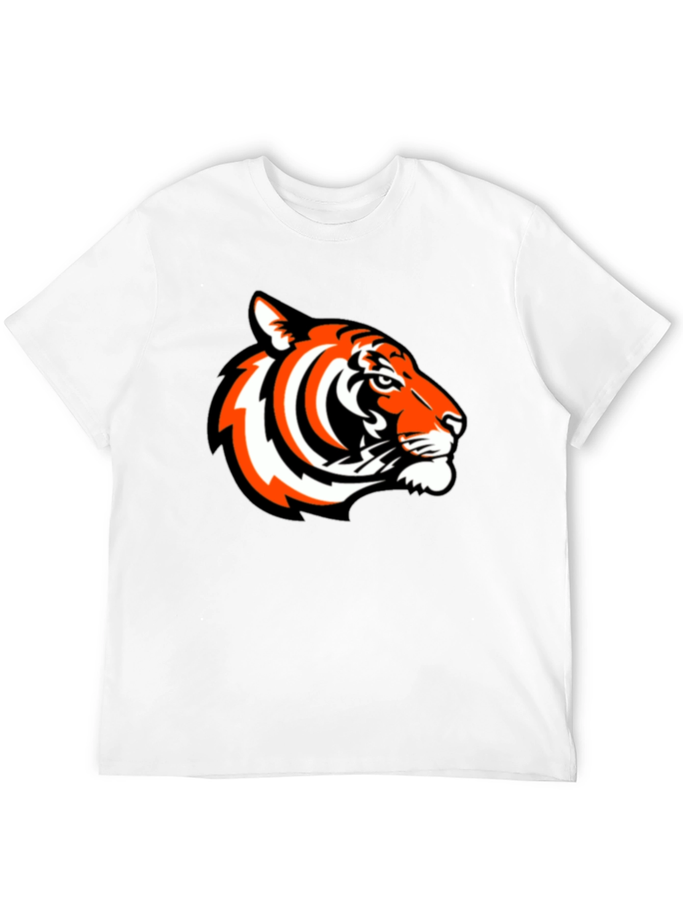 Black Bold Tiger Graphic Tee - Black Casual Comfort view 12