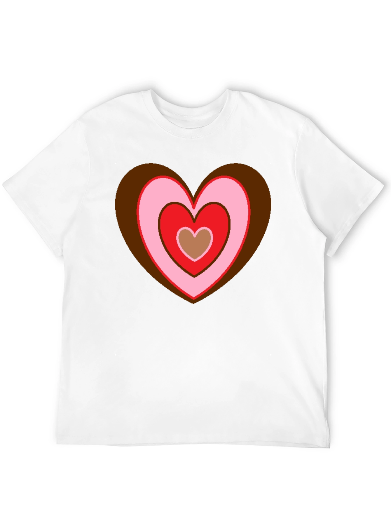 Black Retro Heart Graphic T-Shirt - Black view 12