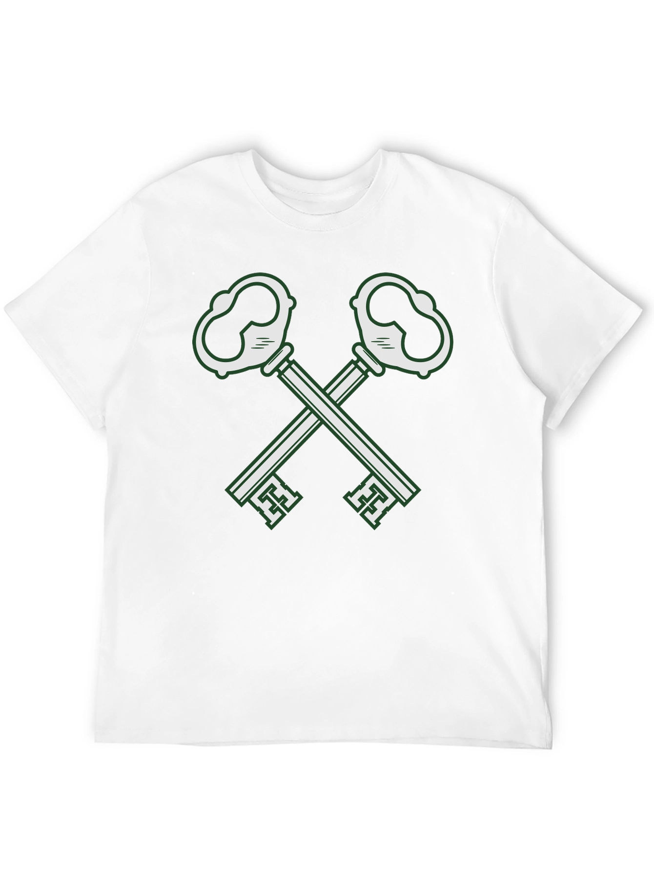 Black Crossed Keys Graphic T-Shirt view 12