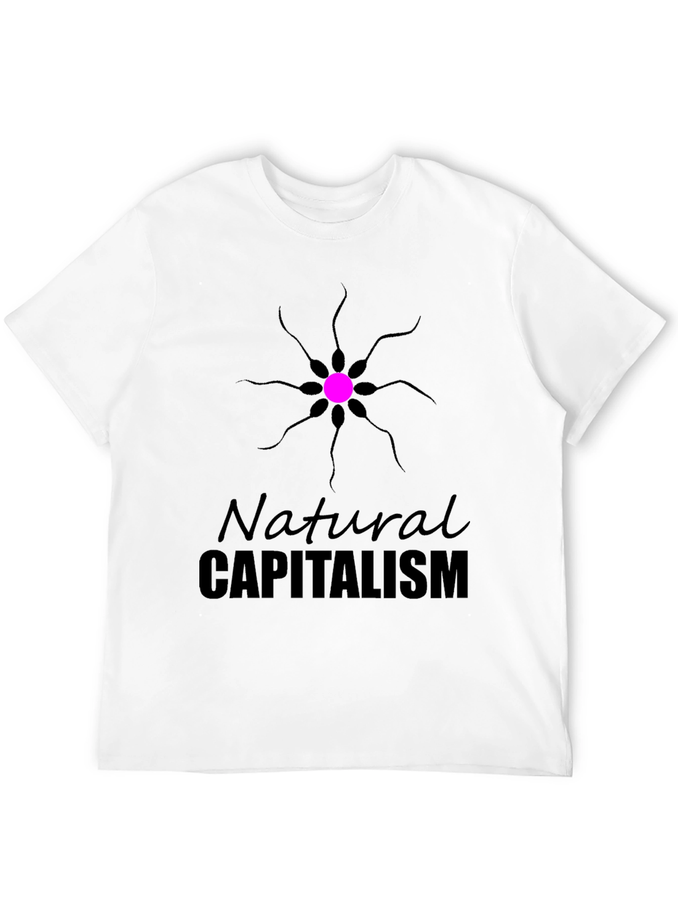 Black Natural Capitalism Graphic Tee view 12