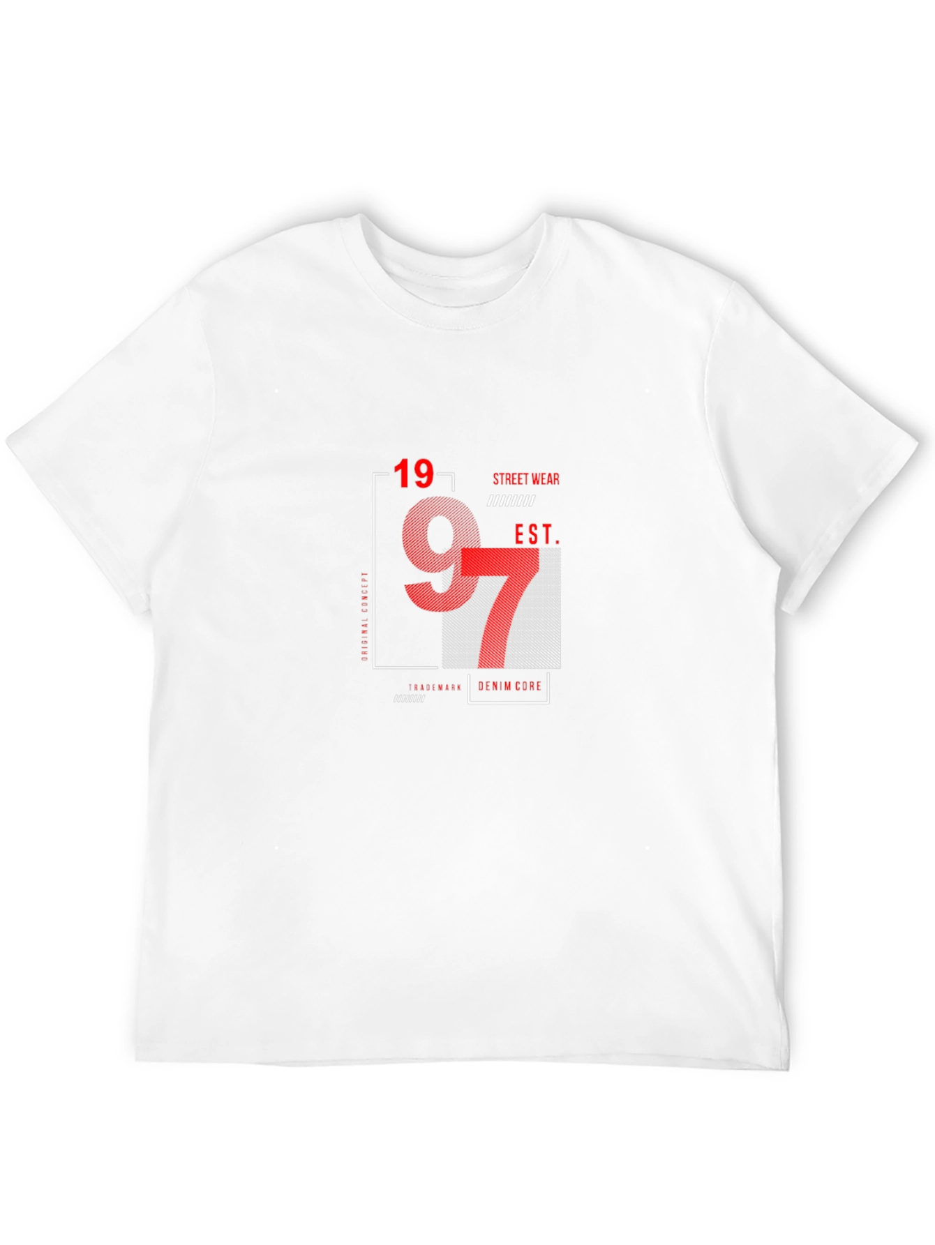 Black Black Graphic Tee - Street Wear '1997' view 12