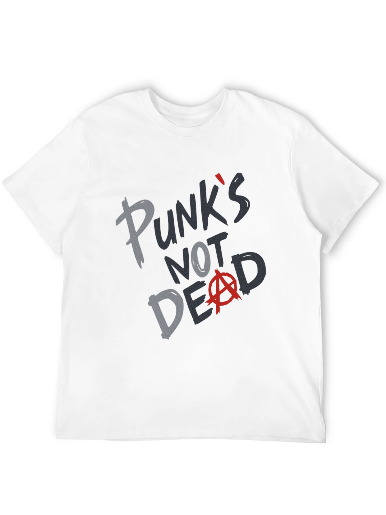 Black Punk's Not Dead T-Shirt - Bold Statement Tee view 12