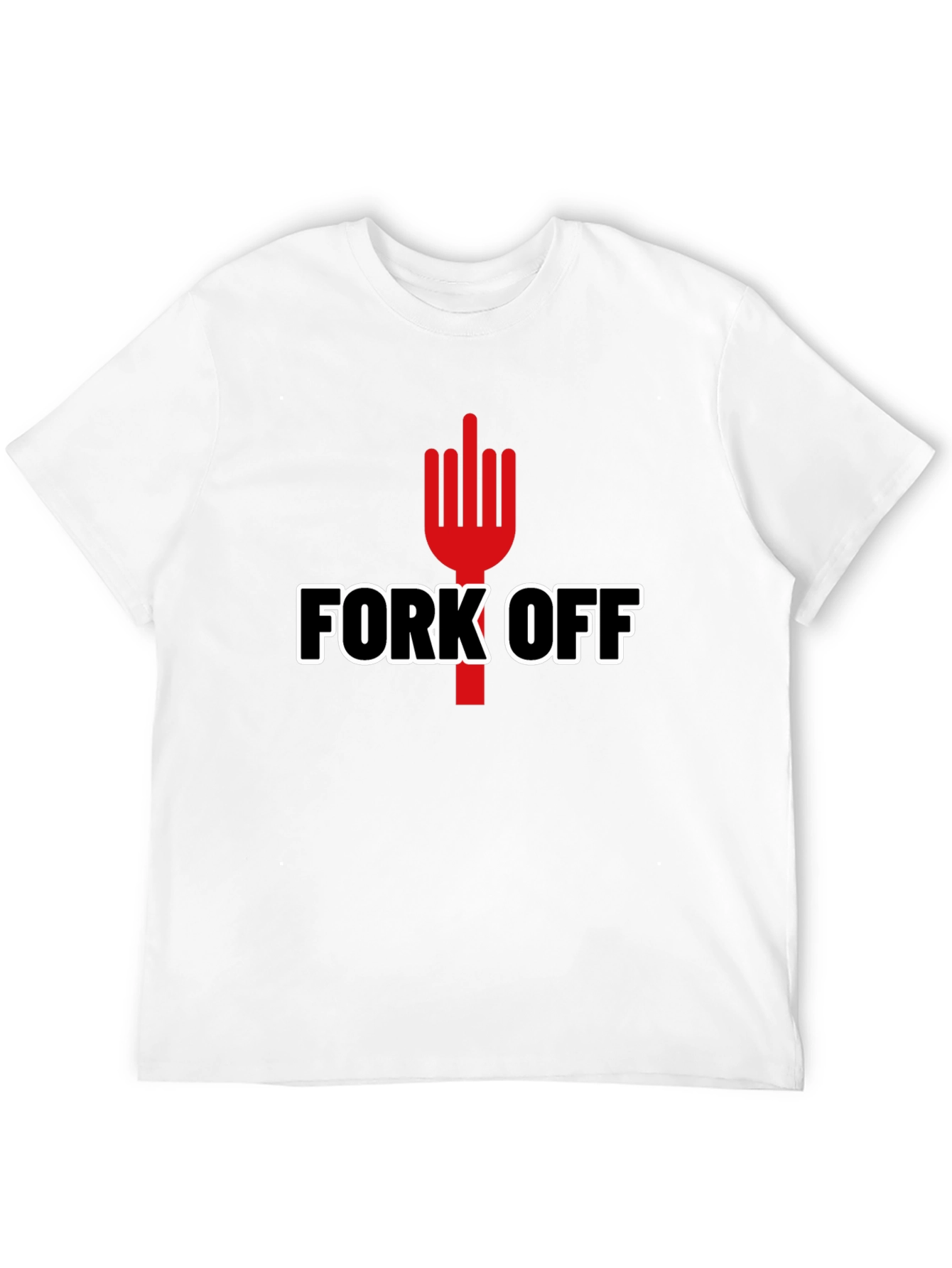 Black Fork Off Graphic Tee view 12