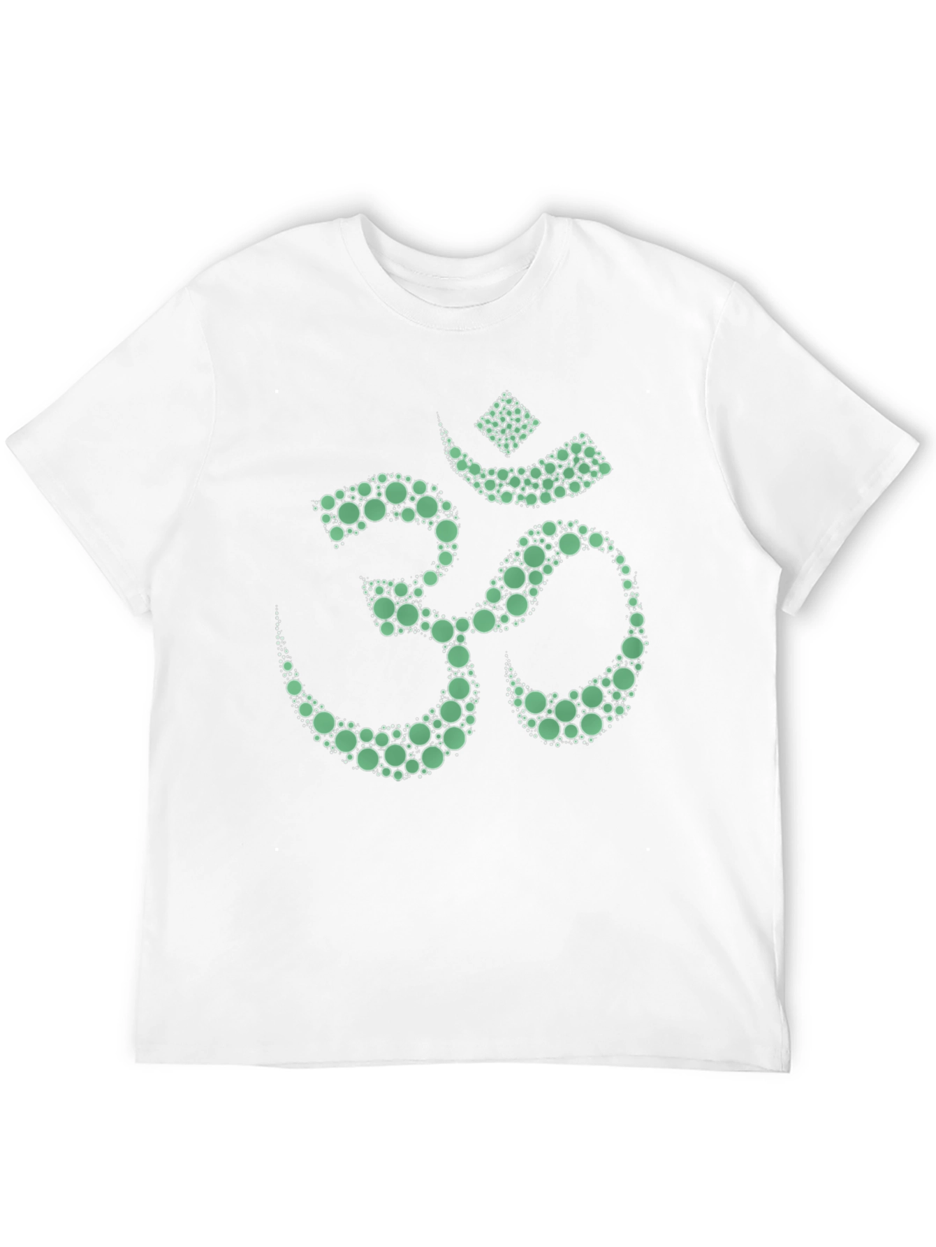 Black Om Symbol T-Shirt - Spiritual Graphic Tee view 12