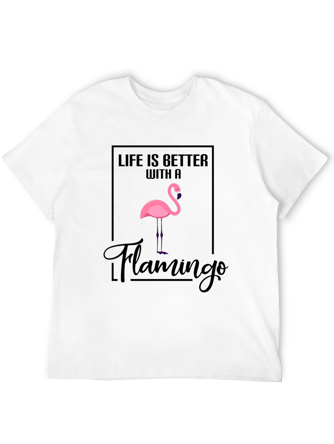 Black Life is Better with a Flamingo T-Shirt view 12