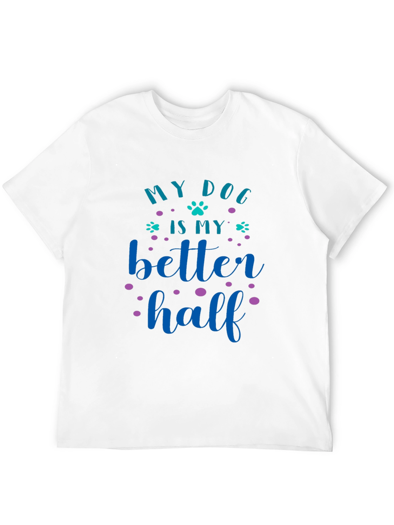 Black My Dog Is My Better Half Graphic Tee view 12