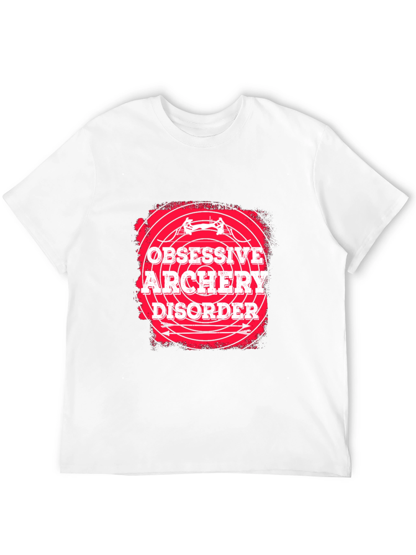 Black Obsessive Archery Disorder Black T-Shirt view 12