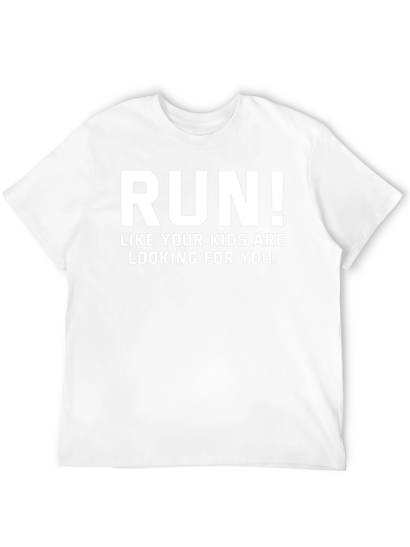 Black Run Like Your Kids Are Looking For You T-Shirt view 12