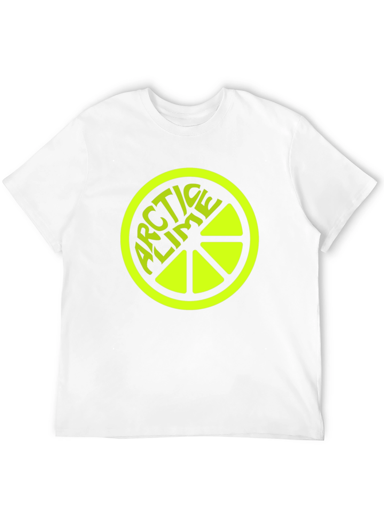 Black Arctic Lime Graphic Tee - Unisex Black T-Shirt view 12