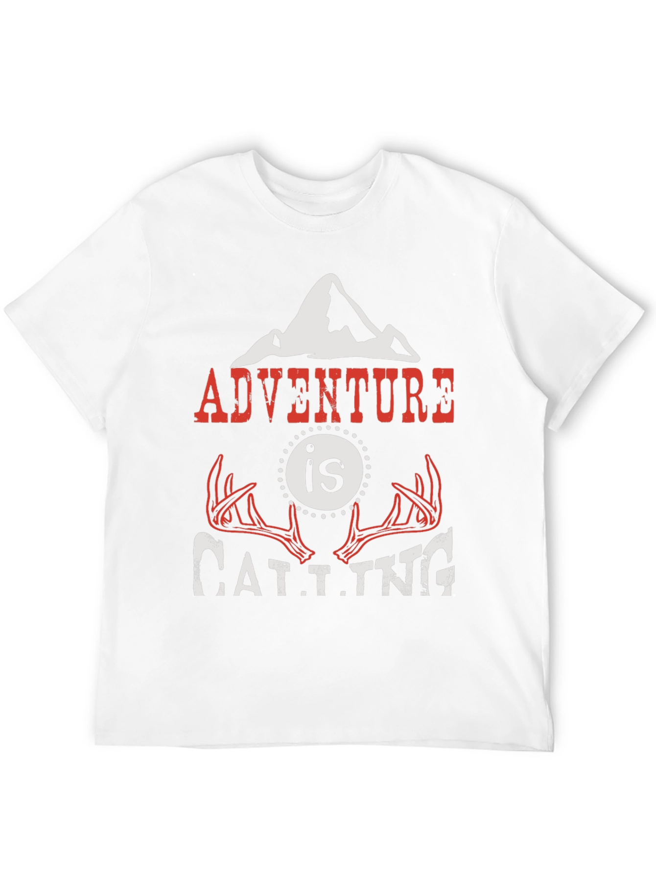 Black Adventure is Calling Graphic T-Shirt view 12