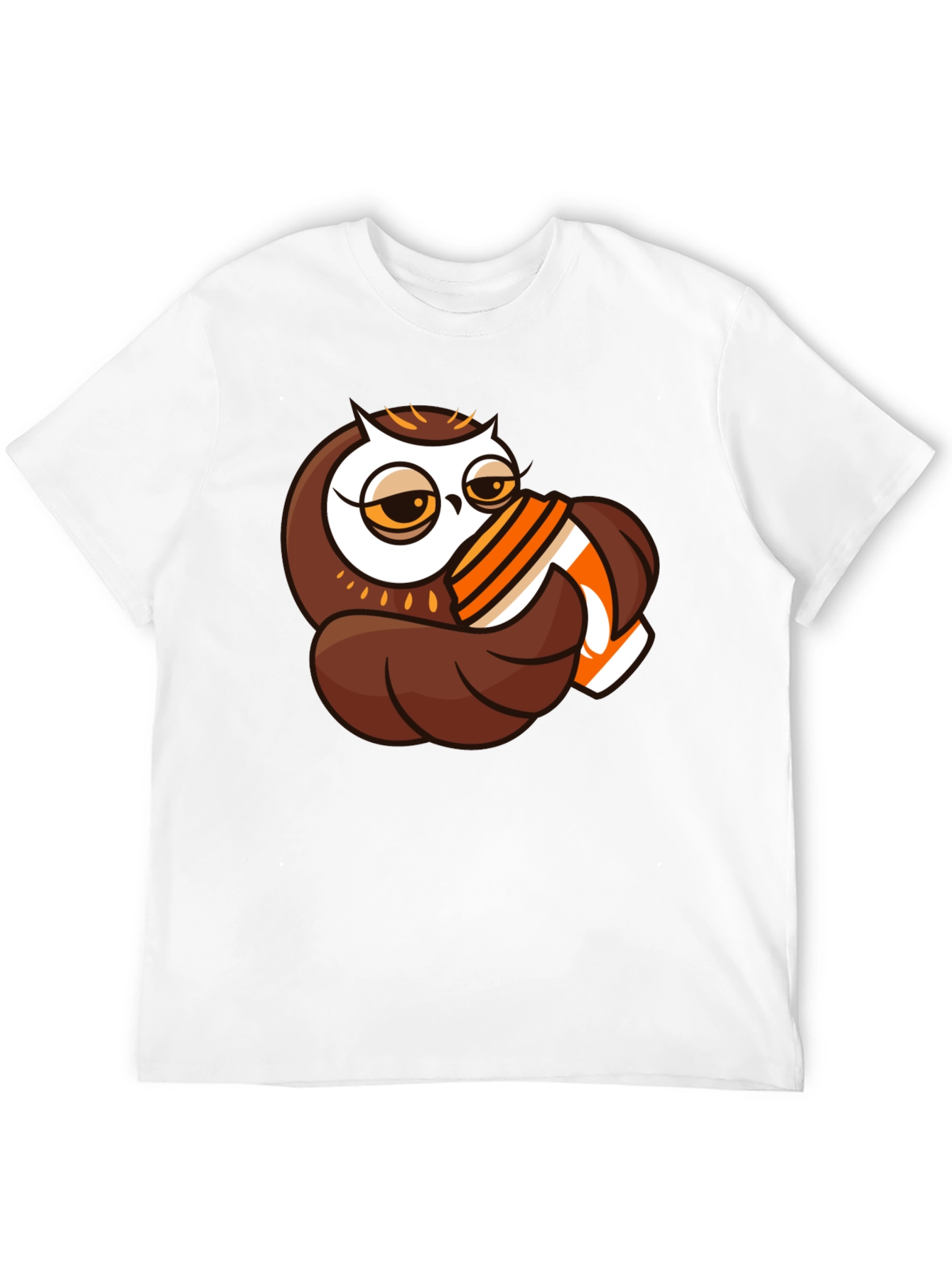 Black Owl Coffee Lover Black T-Shirt view 12