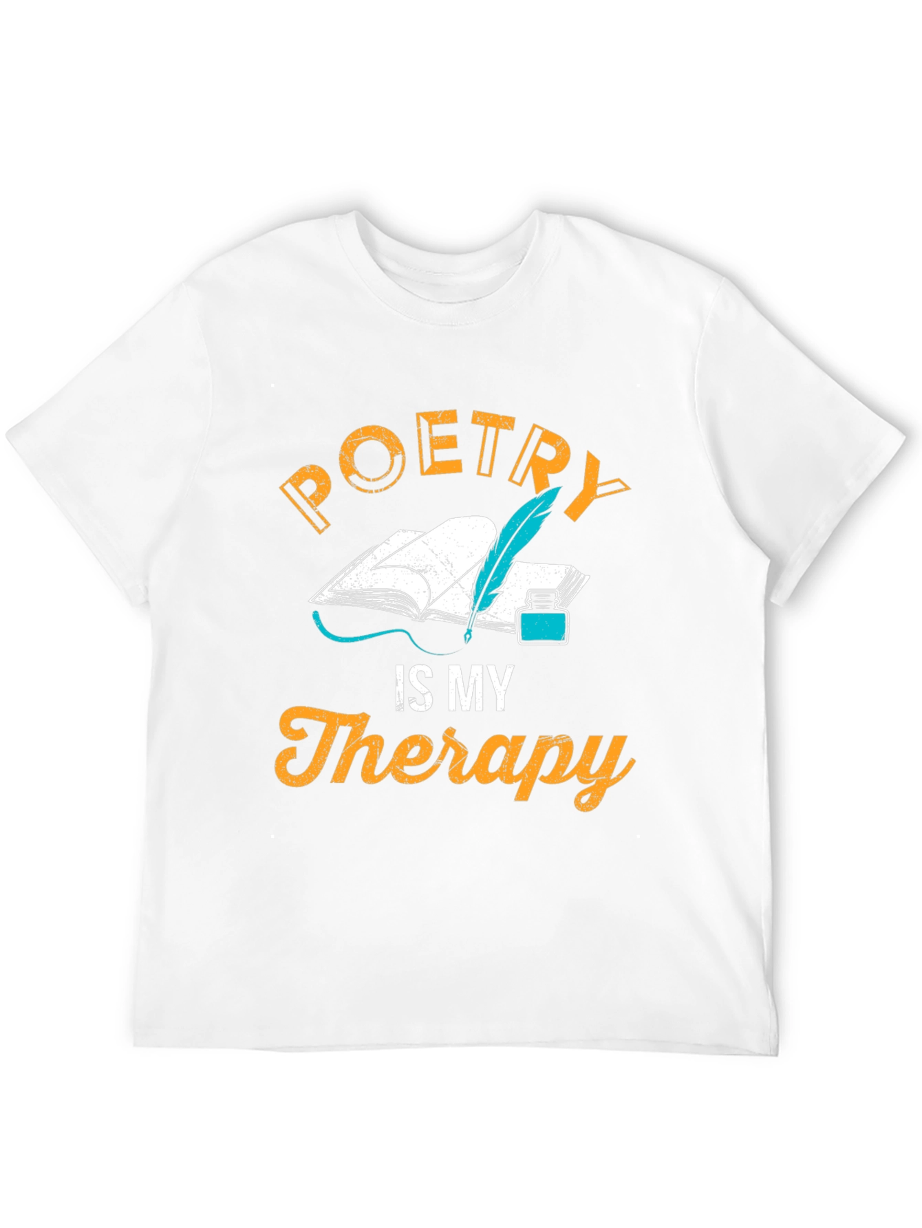 Black Poetry is My Therapy T-Shirt - Writer's Gift view 12