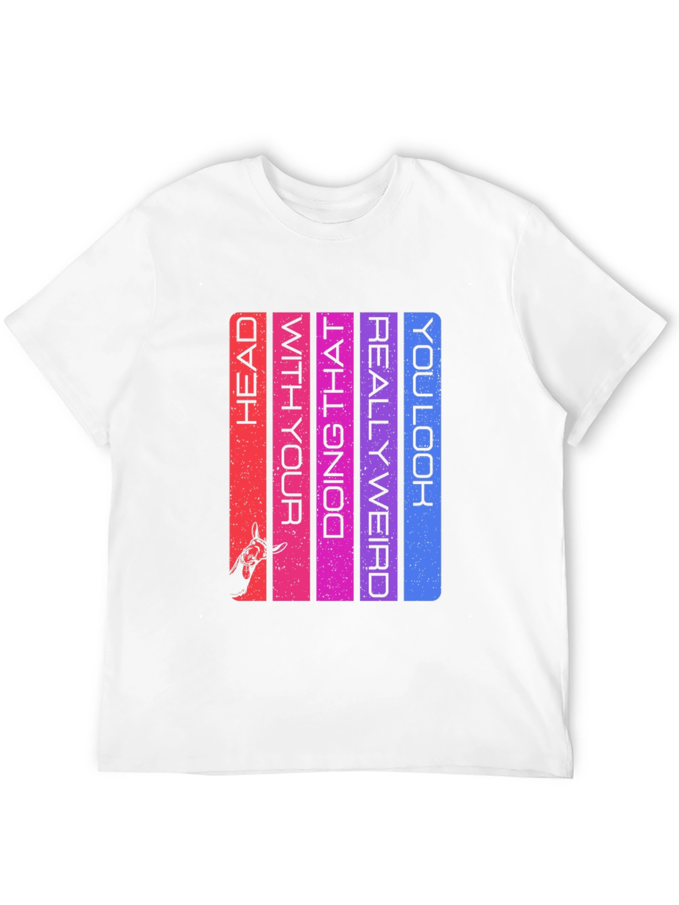 Black Head With Your Doing That Llama Graphic Tee view 12