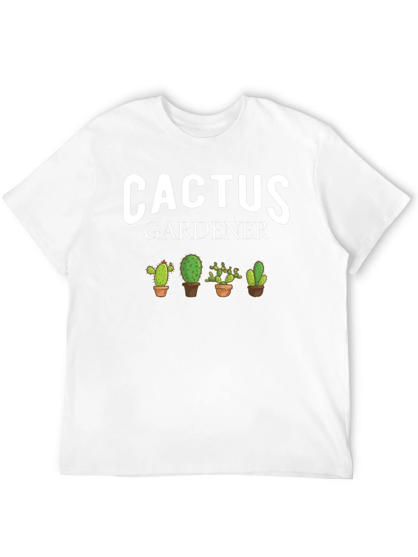 Black Cactus Gardener Graphic T-Shirt view 12