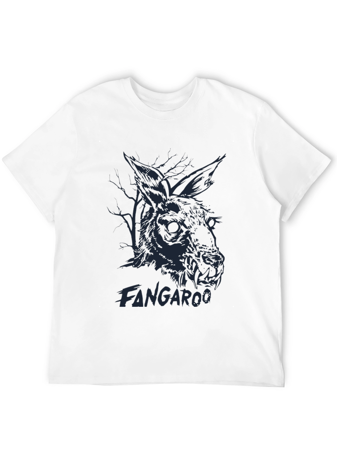 Black Fangaroo Graphic T-Shirt view 12