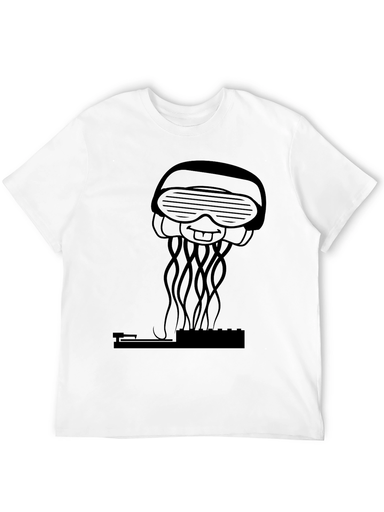 Black DJ Jellyfish Graphic Tee view 12