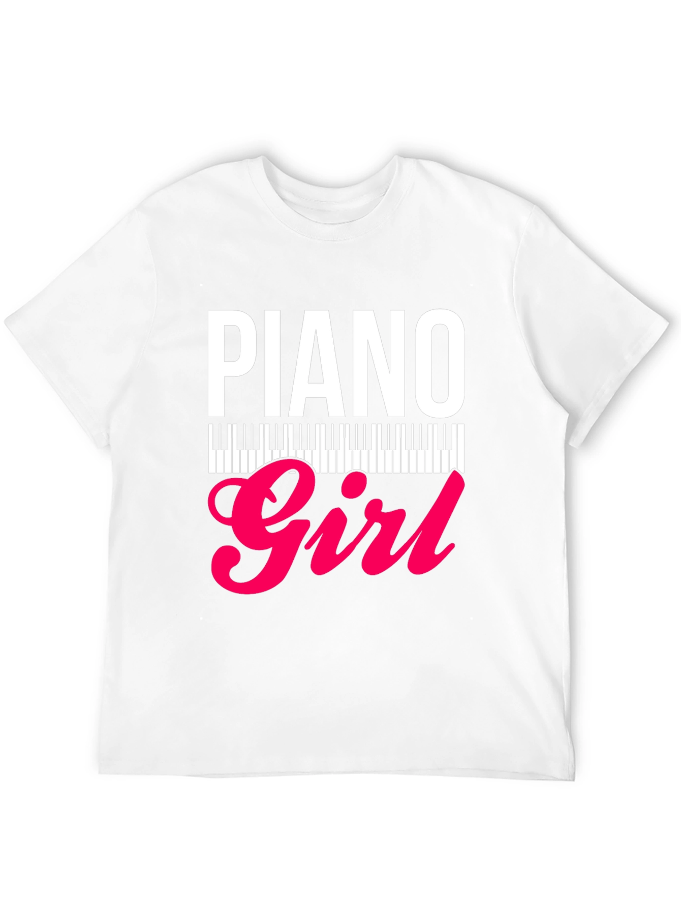 Black Piano Girl Graphic Tee - Musician's Style view 12