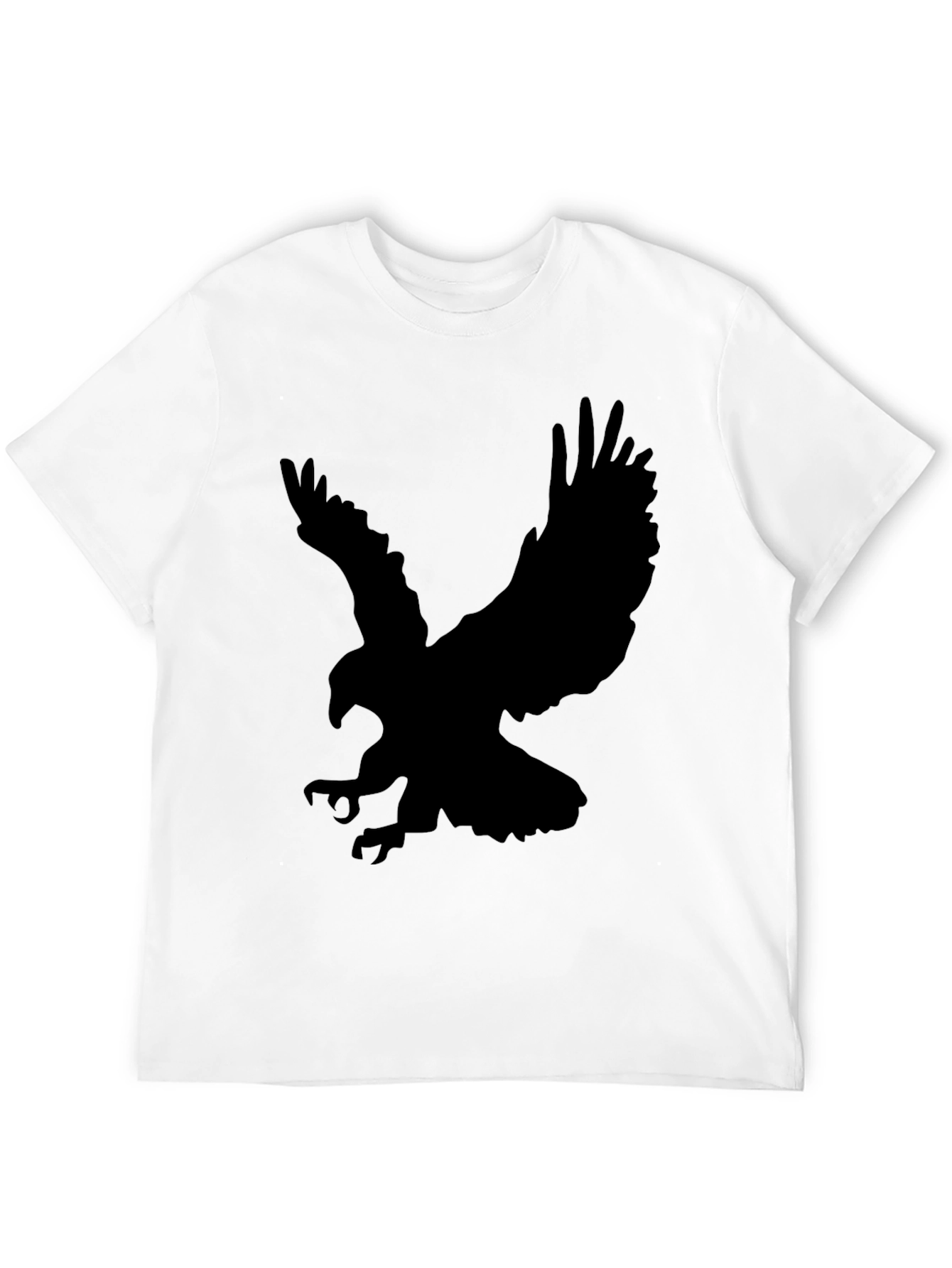 Black Black Eagle Graphic T-Shirt | Men's Casual Tee view 12