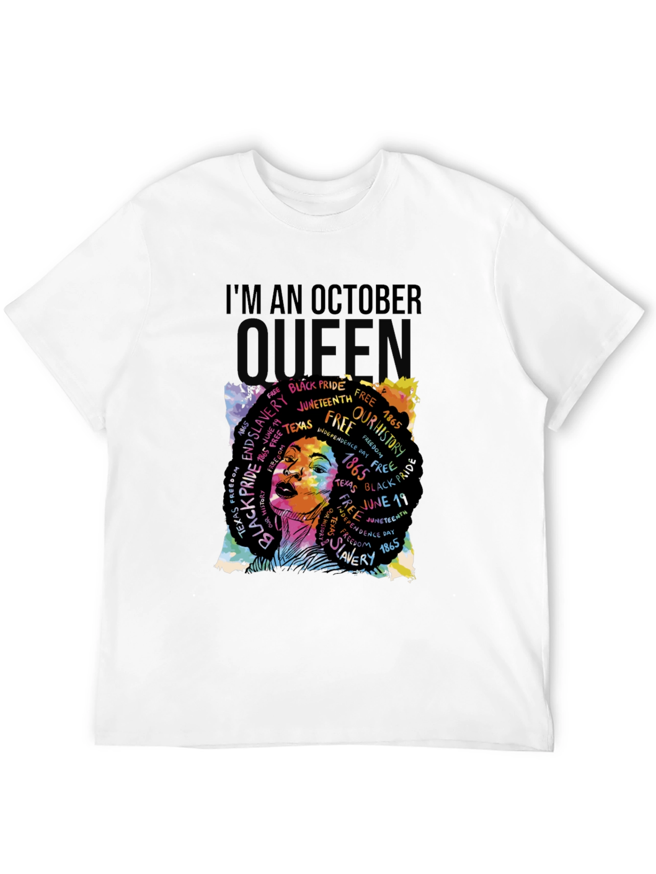 October Queen Black Pride T-Shirt - 12