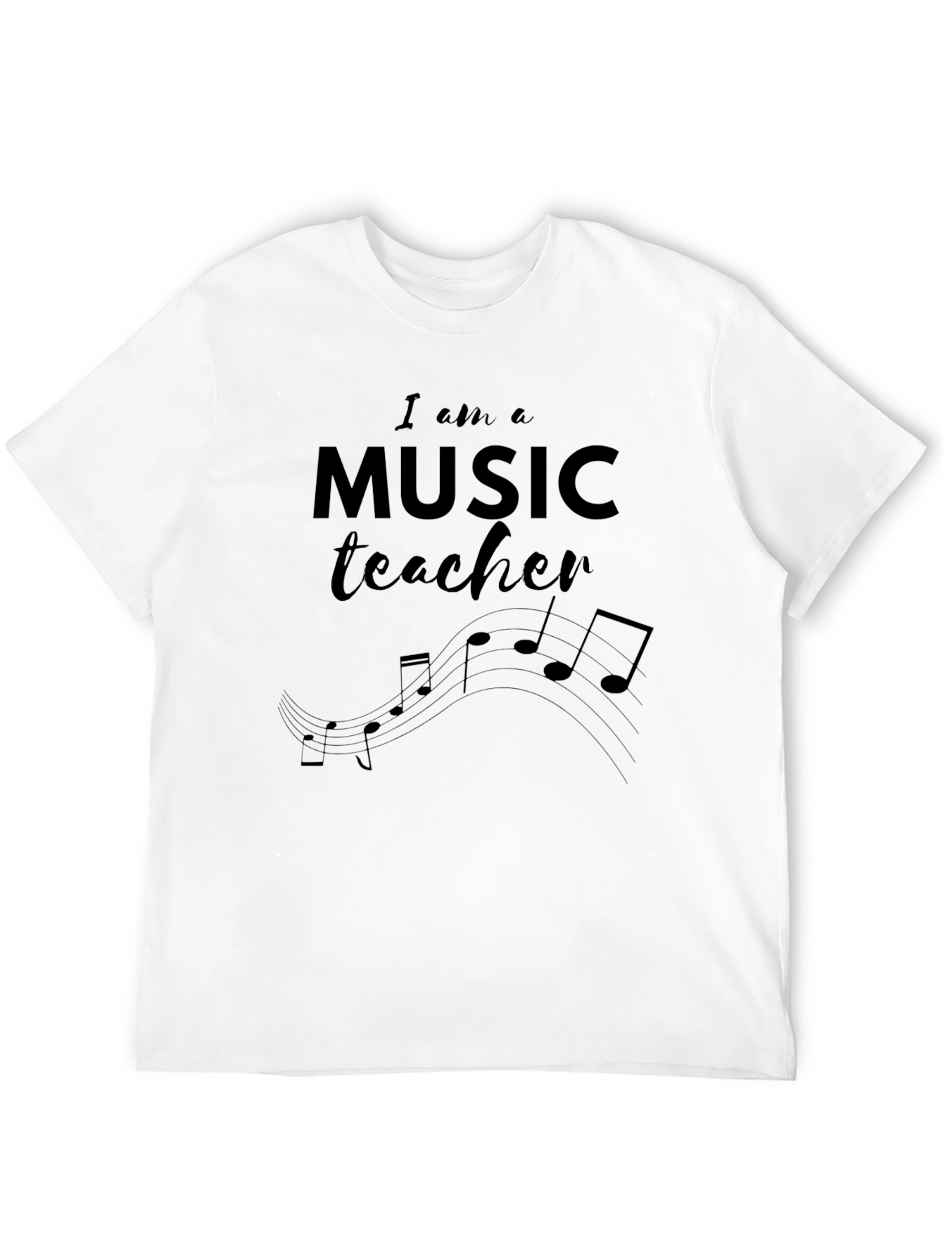 Black Music Teacher Graphic T-Shirt - Unisex view 12