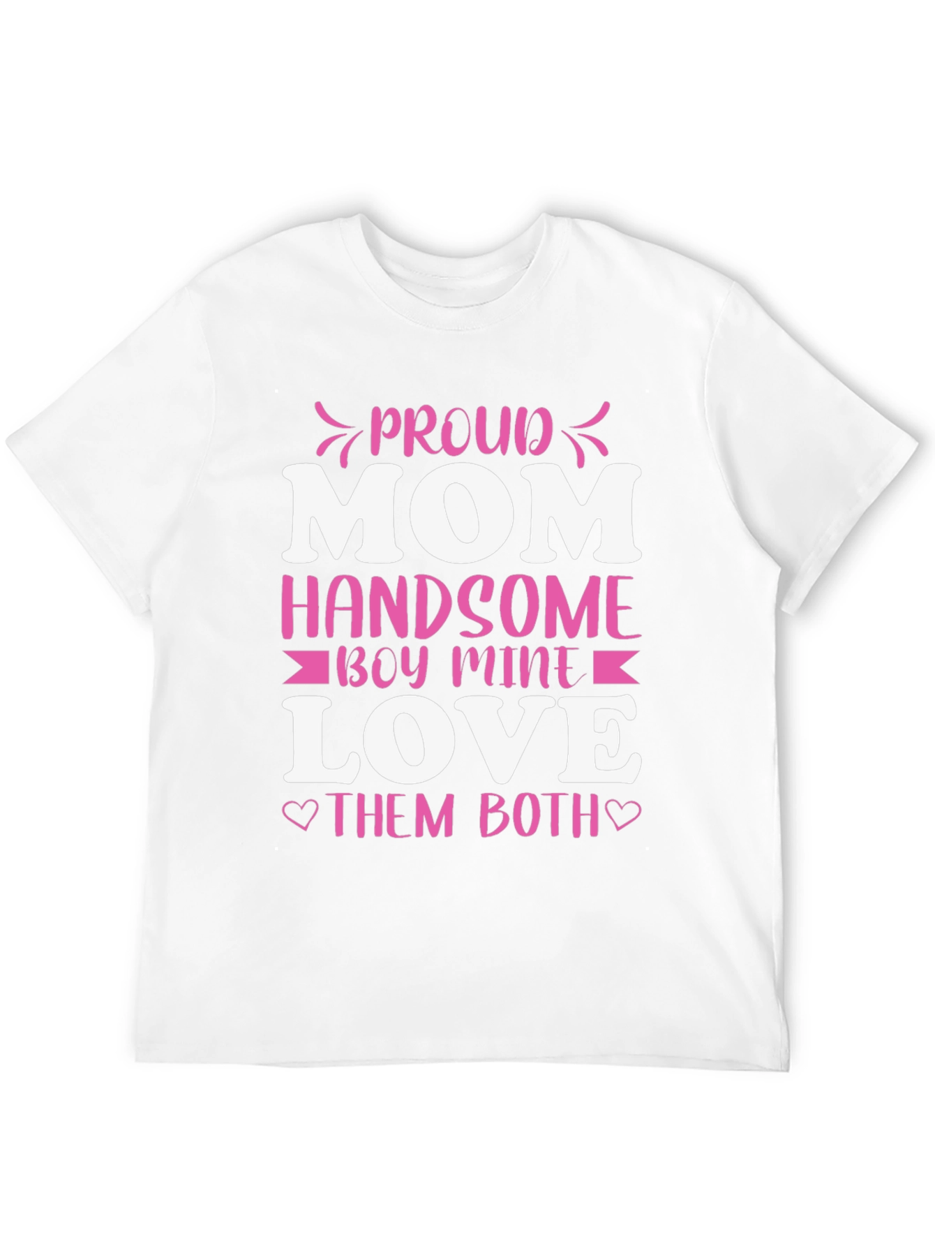 Black Proud Mom Handsome Boy Love T-Shirt view 12