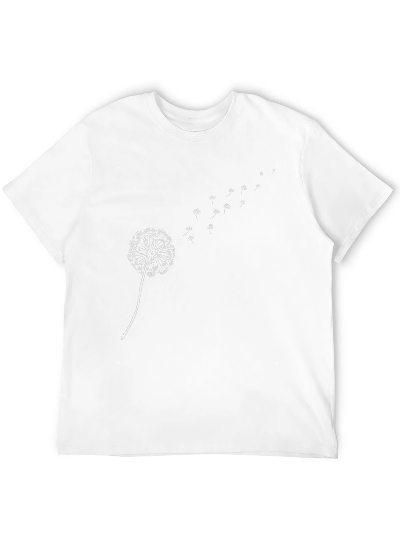 Black Dandelion Graphic Black T-Shirt view 12