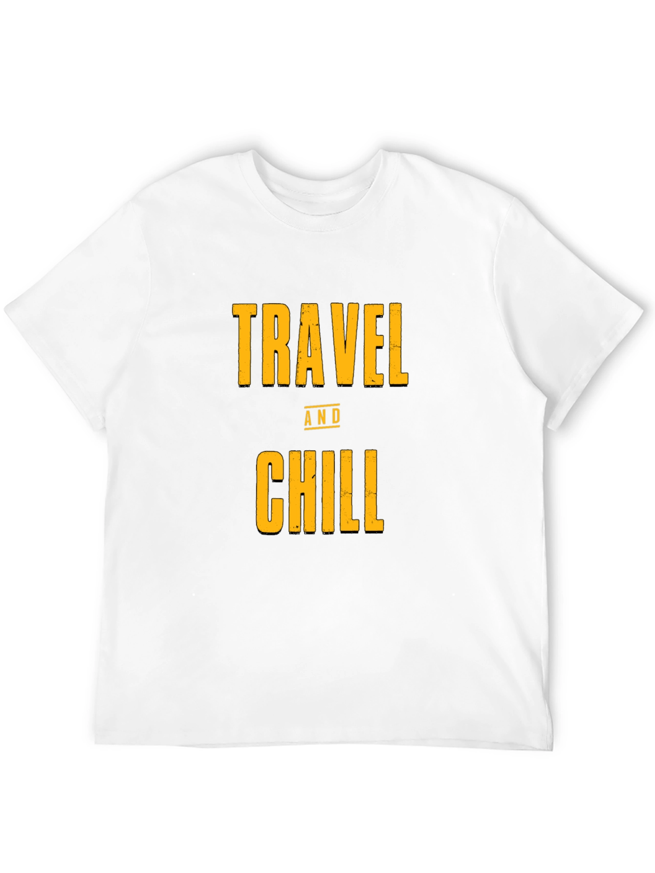 Black Travel and Chill Black Graphic Tee view 12