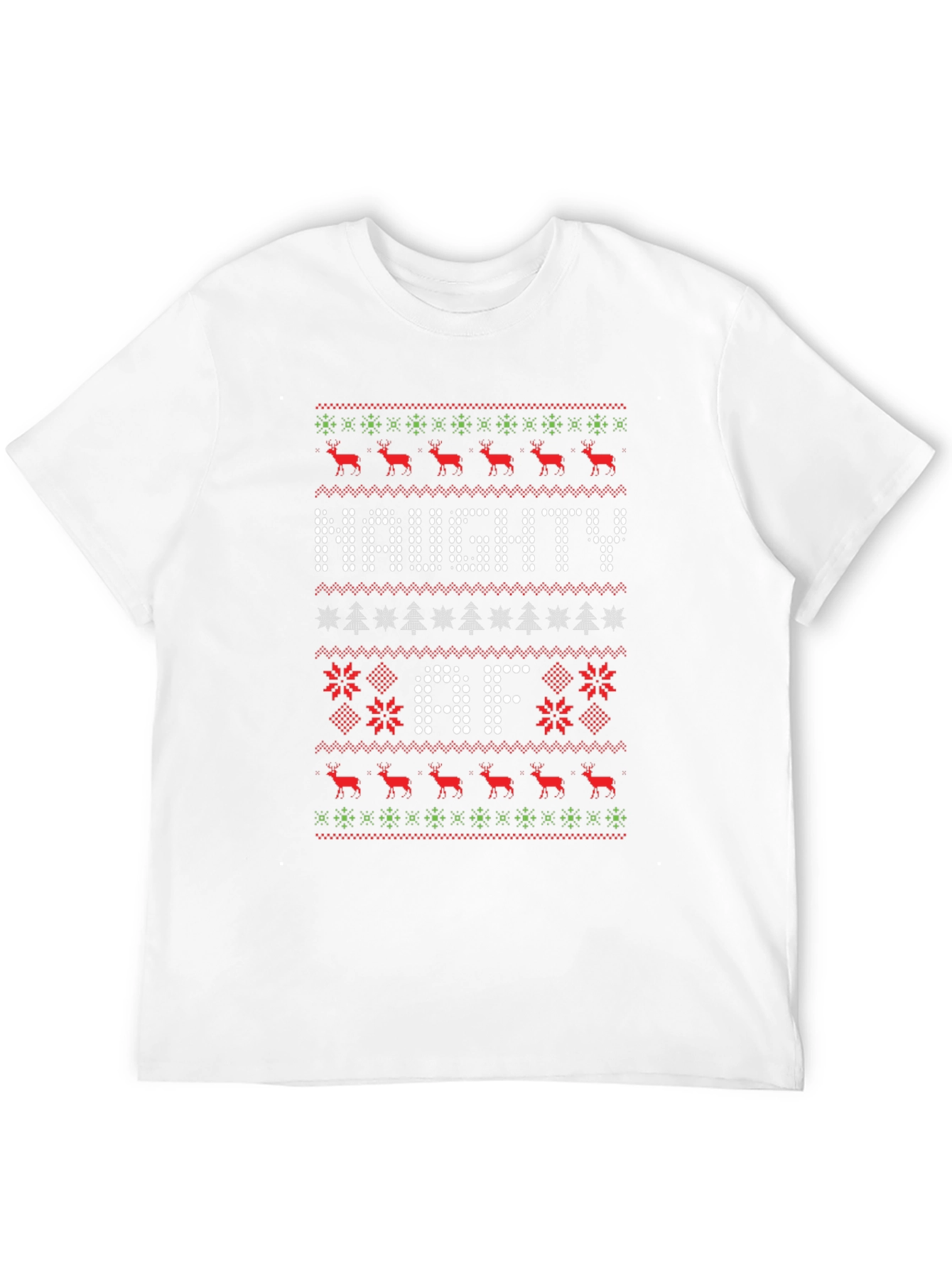 Black Naughty AF Christmas Sweater T-Shirt view 12