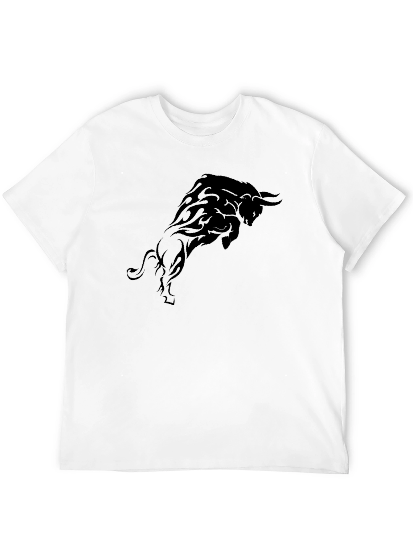Black Black Bull Graphic T-Shirt - Bold Statement Tee view 12