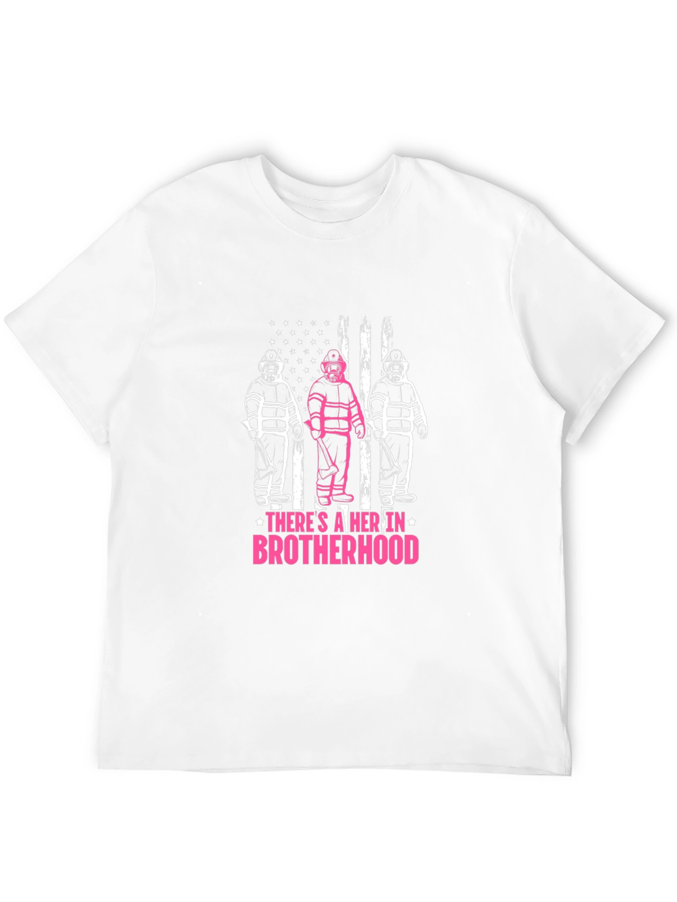 Black Brotherhood Firefighter Graphic Tee - Black view 12