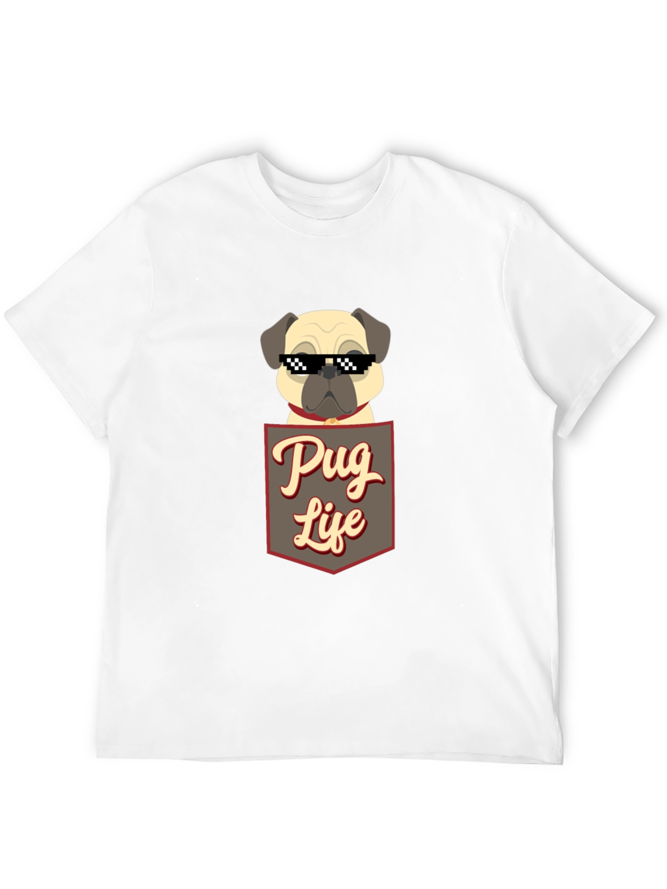 Black Pug Life T-Shirt - Funny Dog Tee view 12