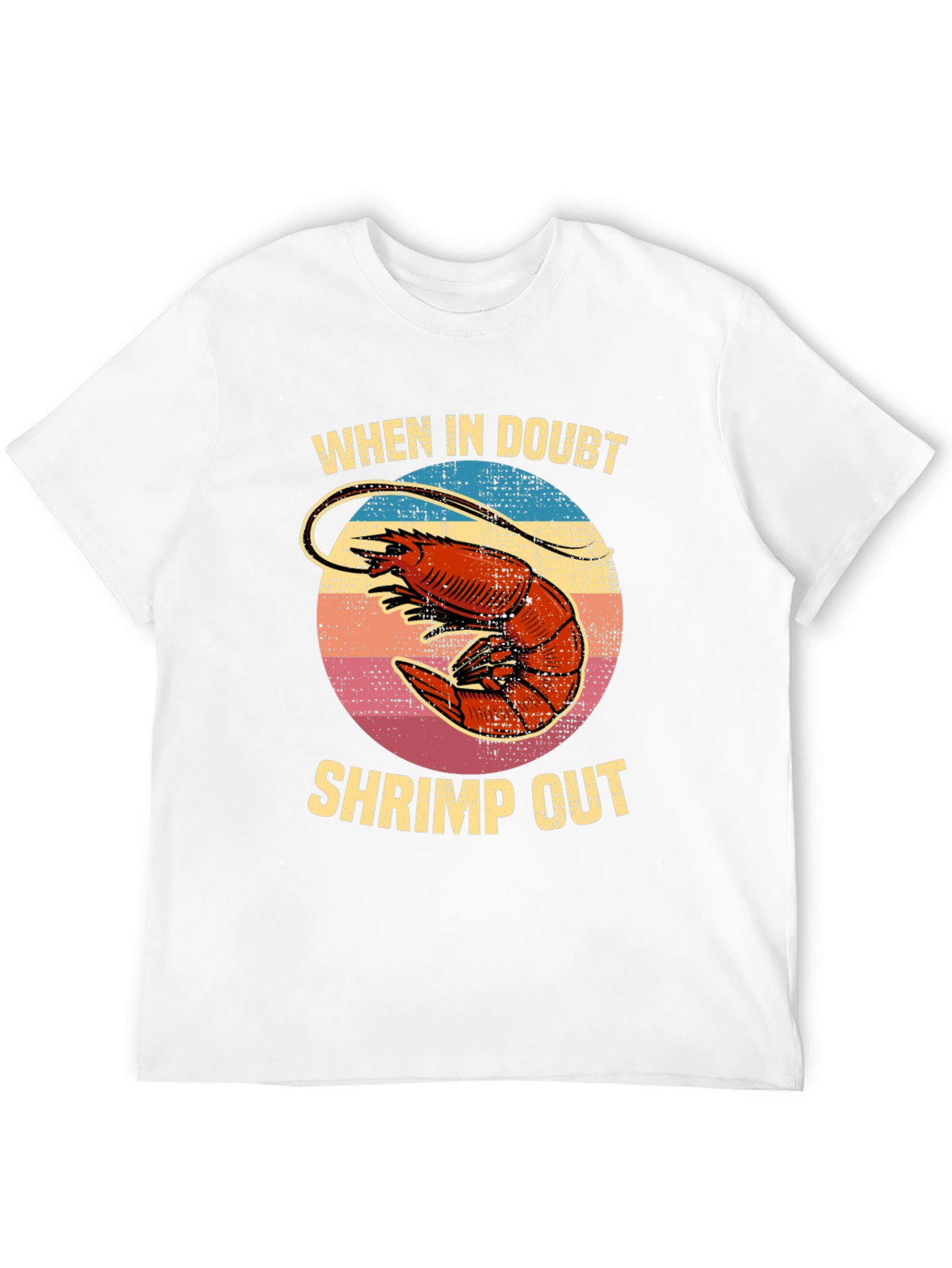 Black Shrimp Out T-Shirt - Funny Seafood Graphic Tee view 12