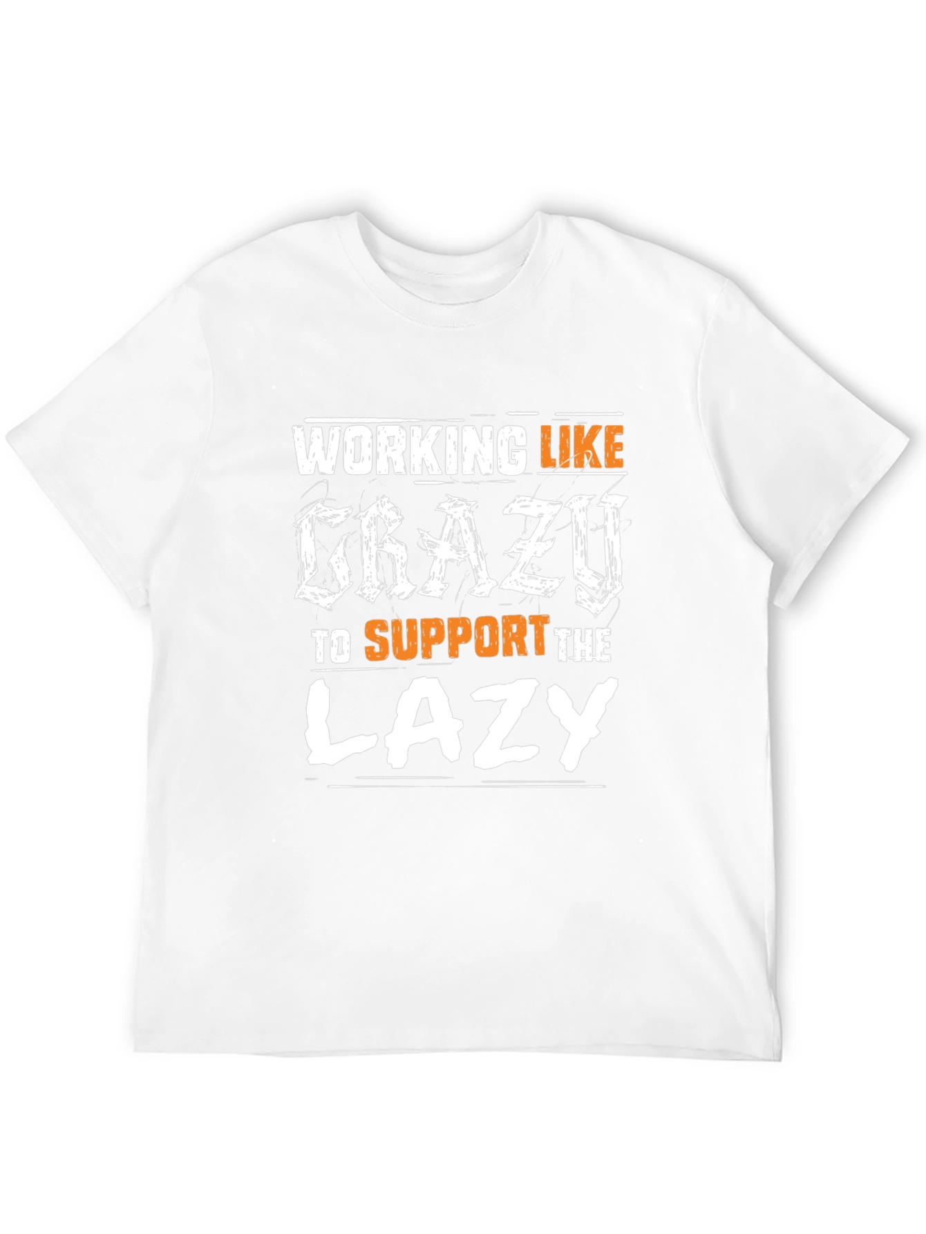 Black Working Like Crazy T-Shirt - Unisex view 12