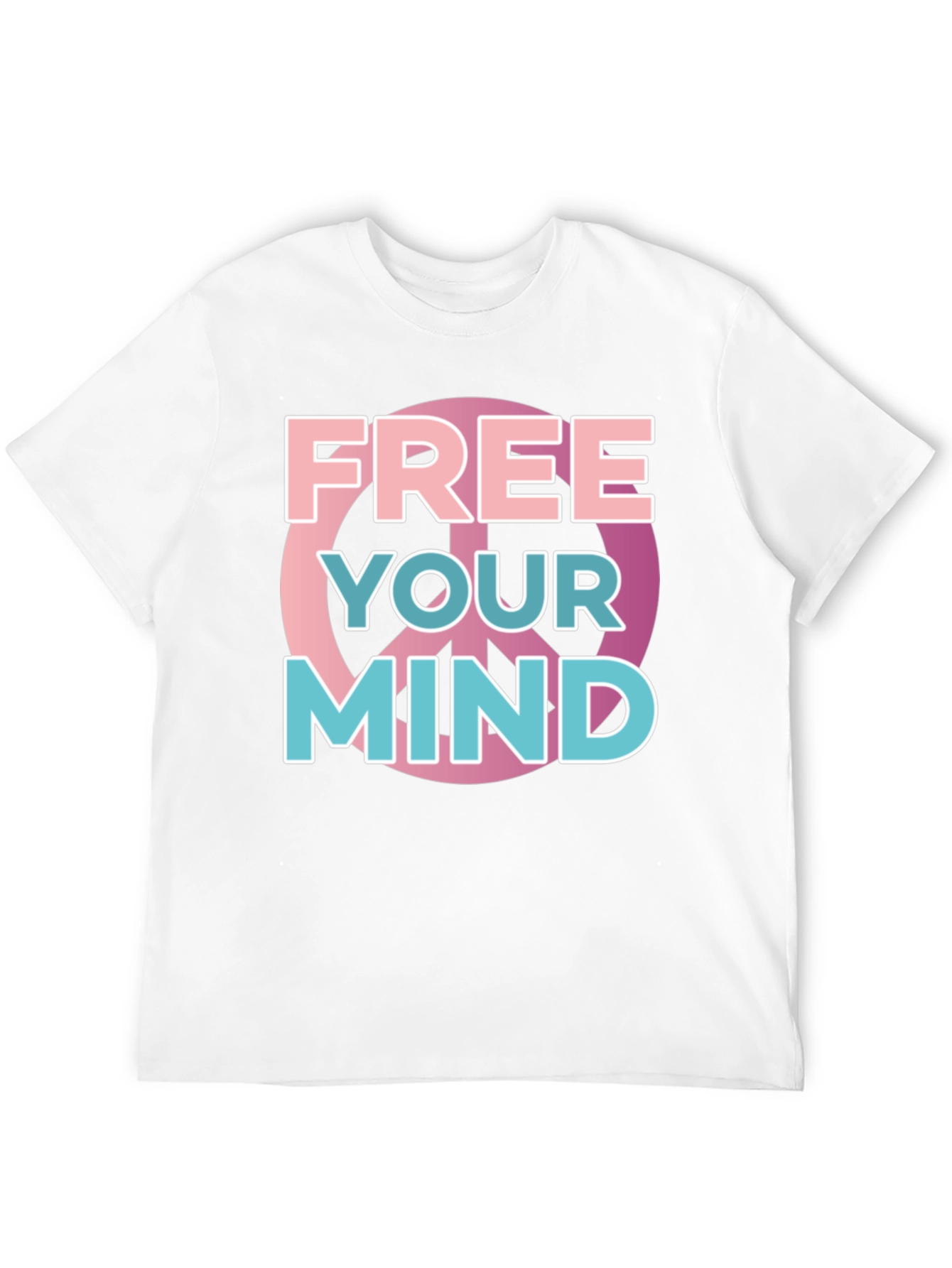 Black Free Your Mind Graphic Tee - Black Cotton Blend view 12