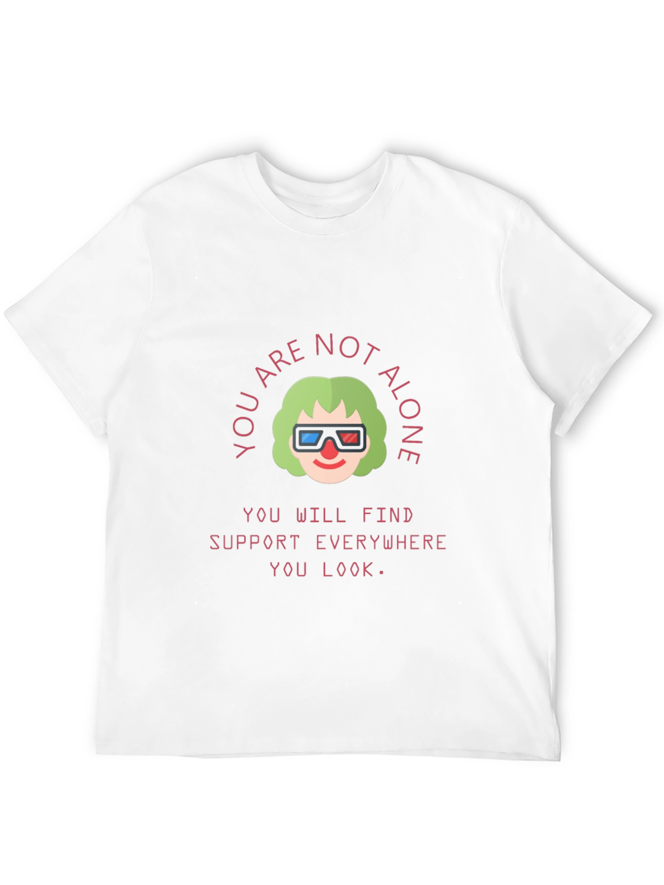 Black Uplifting Graphic Tee - You Are Not Alone view 12