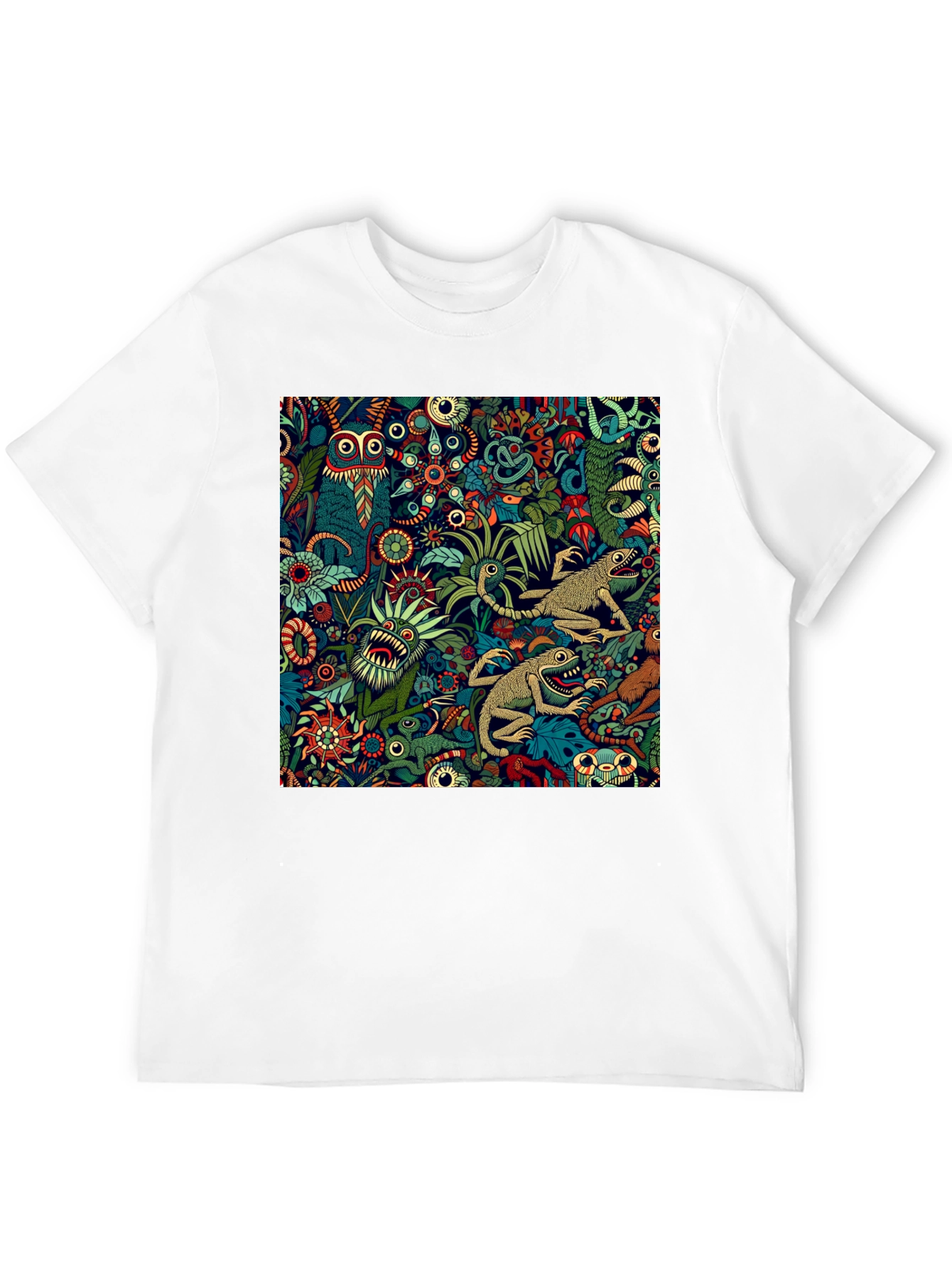 Black Funky Frogs Graphic Tee view 12