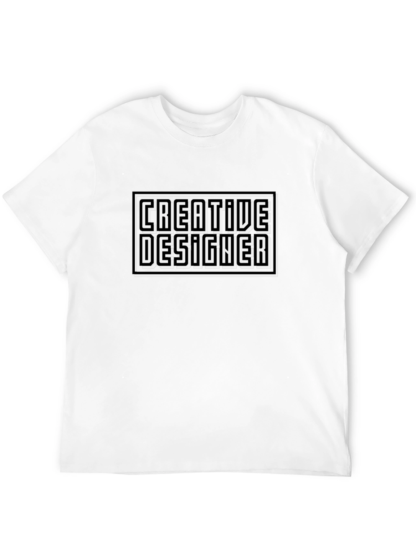 Creative Designer Black T-Shirt - 12