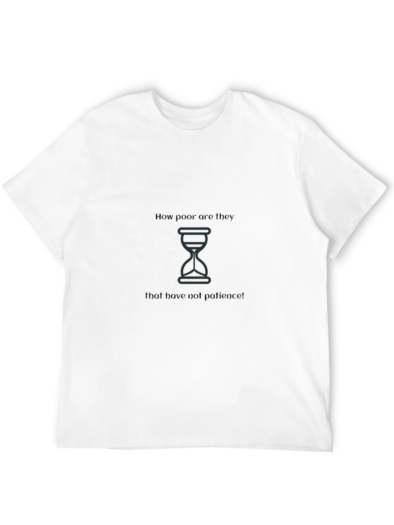 Black Patience Graphic Tee - Motivational Design view 12